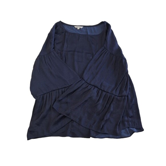 naked zebra Tops - Naked Zebra Long Flowing Sleeves Bell Shaped Torso, Size Small Dark Blue Women